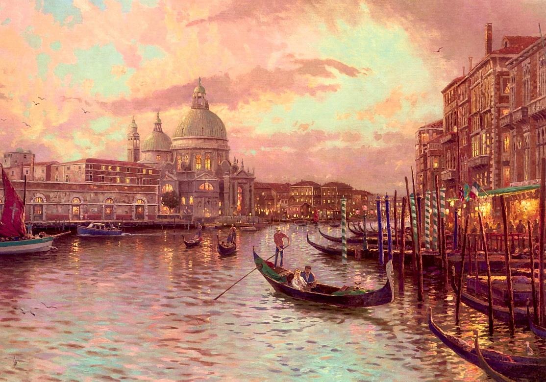 Venedig Thomas Kinkade Ölgemälde